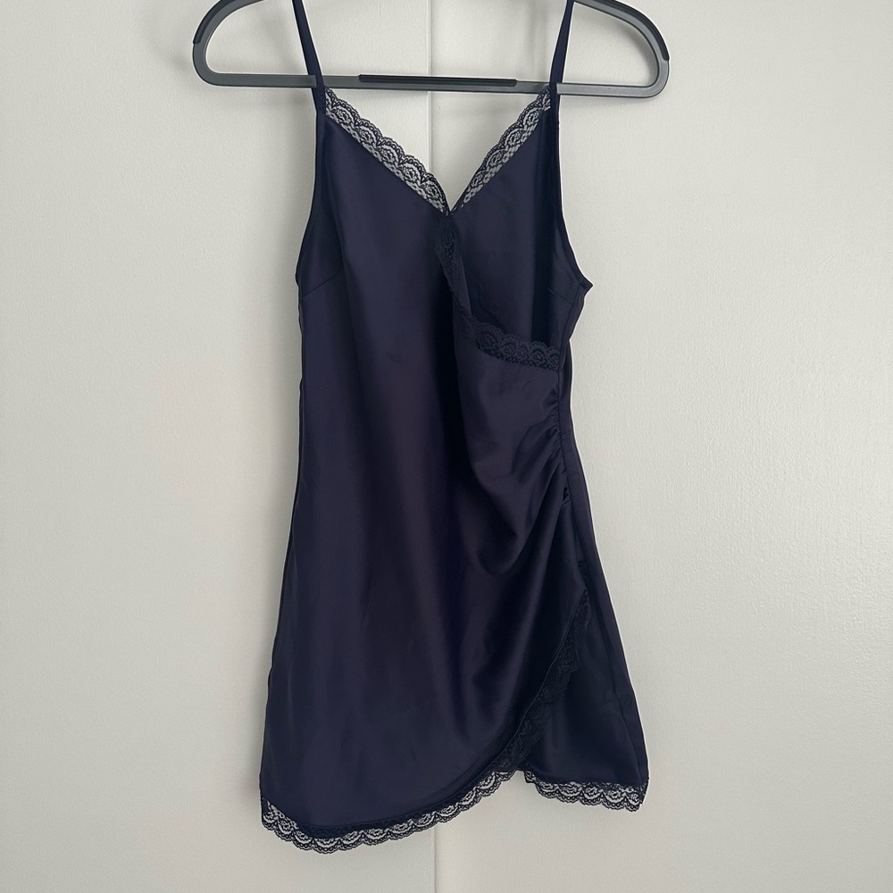 Urban Outfitters Navy Mini Dress with Spaghetti Straps